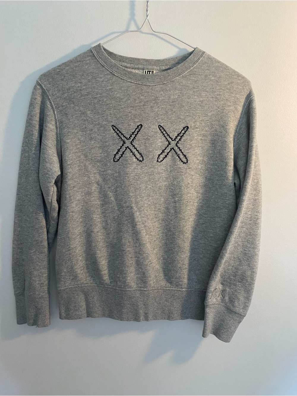 Youth KAWS/Uniglo/Sesame Street collab crewneck sweatshirt, size 11/12